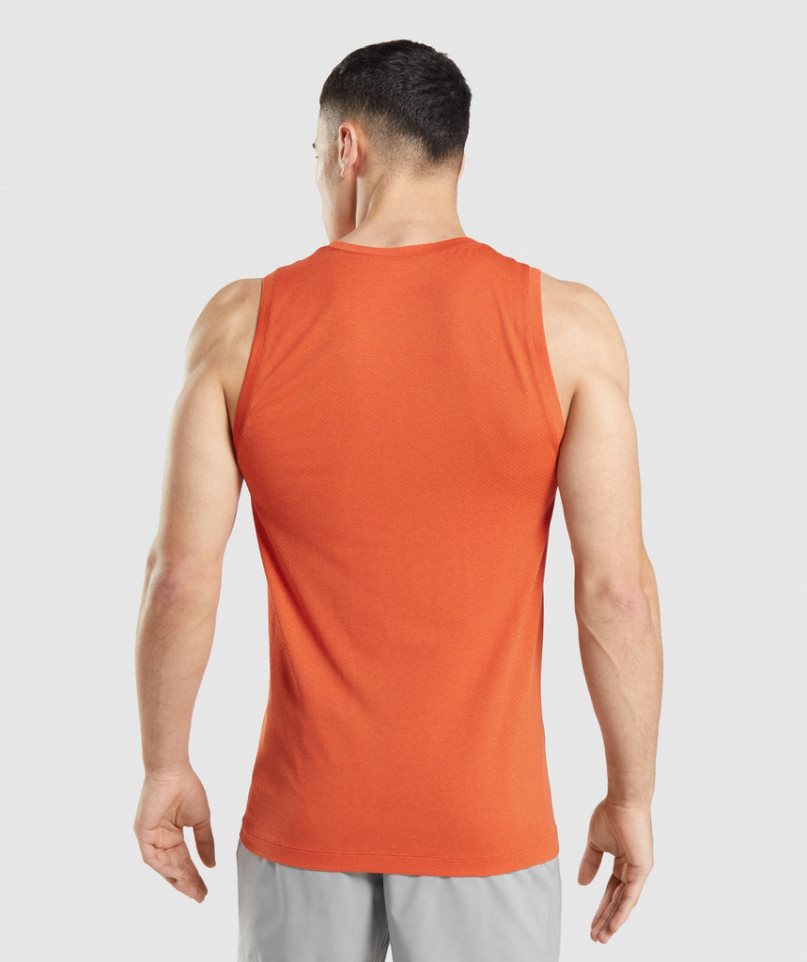 Podkoszulki Gymshark Vital Seamless Light Męskie Pomarańczowe | PL 257EDY